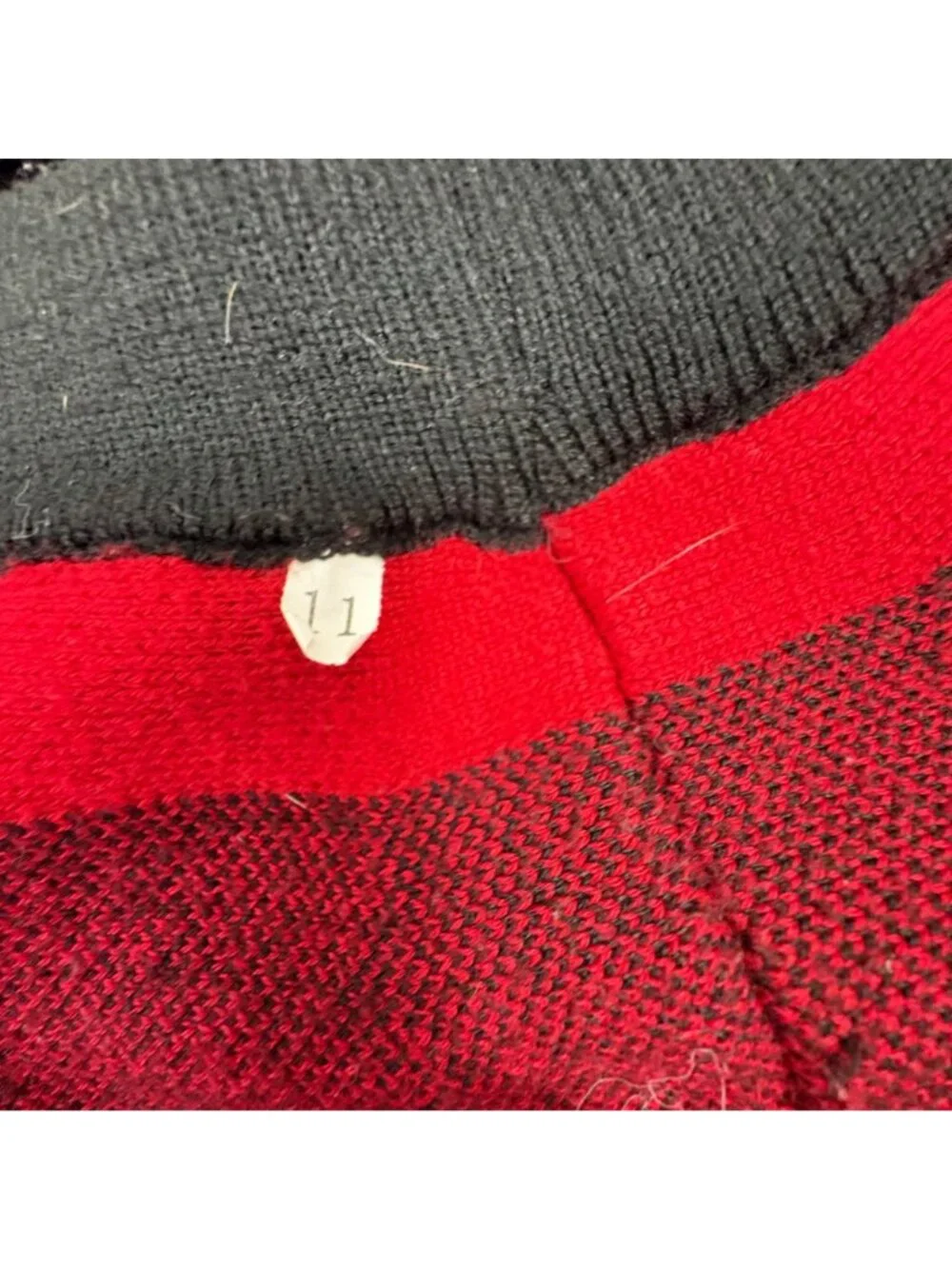 Unbranded Buffalo Check Skirt Set Girls 4T 5T Sweater Red Black Holiday